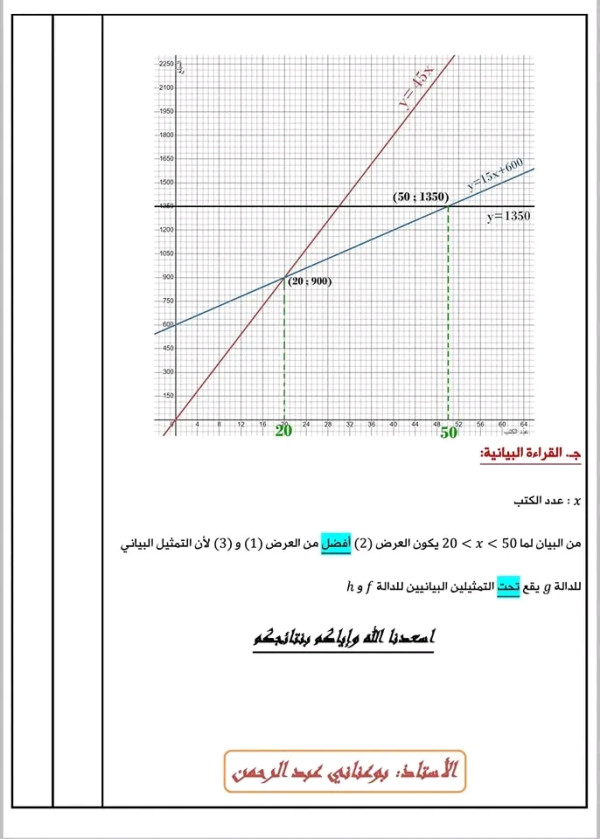 تصحيح موضوع الرياضيات بيام 2024 أجوبة امتحان الرياضيات بيام 2024